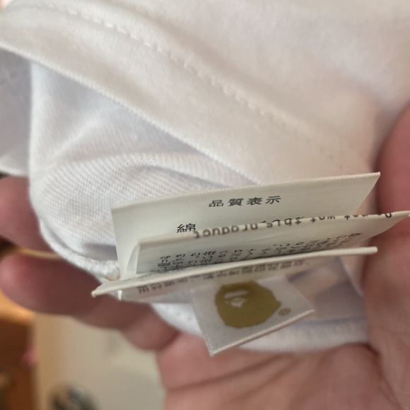 BAPE tee t-shirt Asian size XXL fits like a US Large - Picture 3 of 4